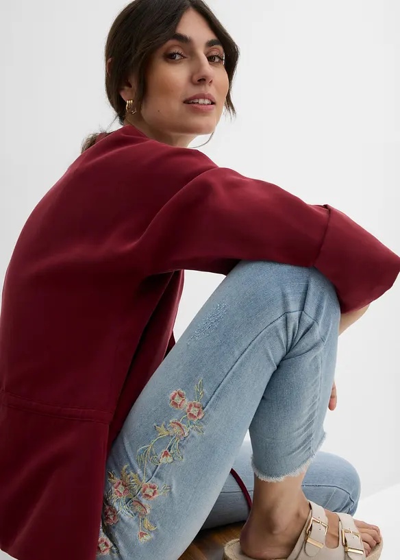 Skinny Jeans Mid Waist, cropped, bonprix