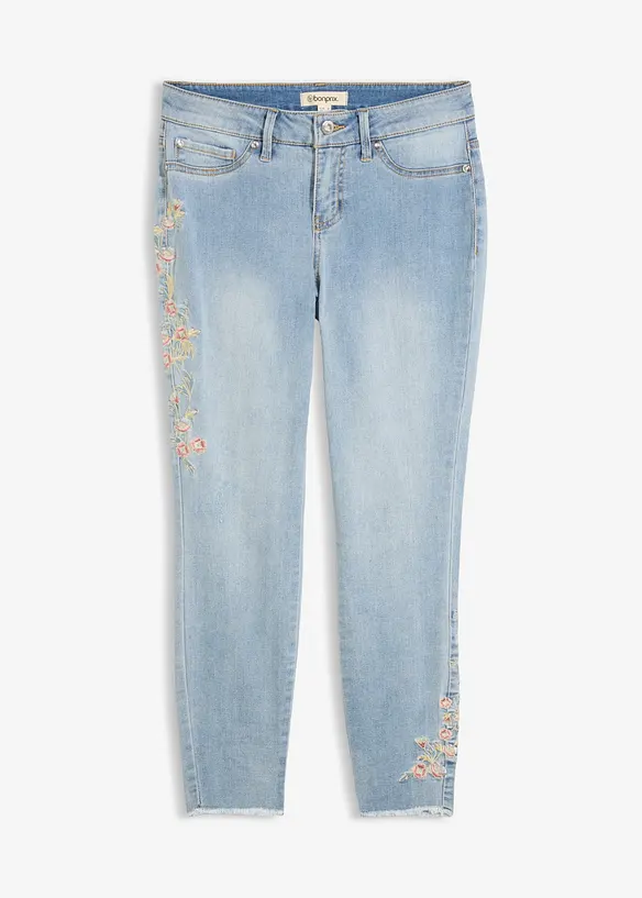 Skinny Jeans Mid Waist, cropped, bonprix