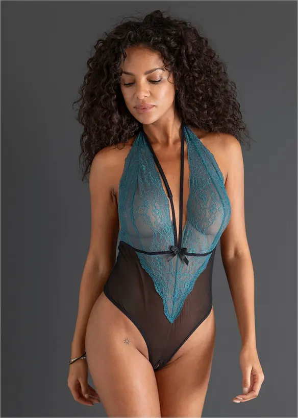 Stringbody med &ouml;ppen gren, bonprix