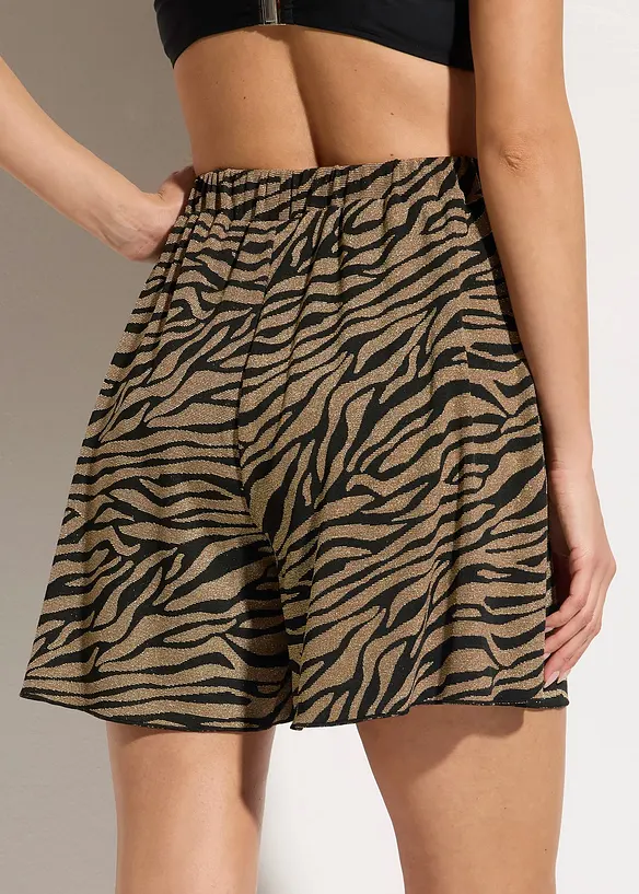 Strandshorts i glansigt material, bonprix