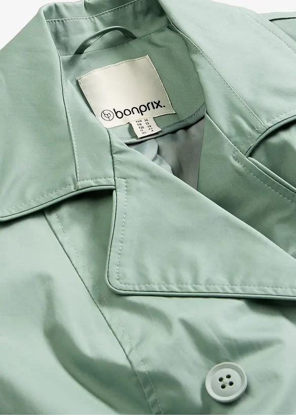 Trenchcoat av bomull, bonprix