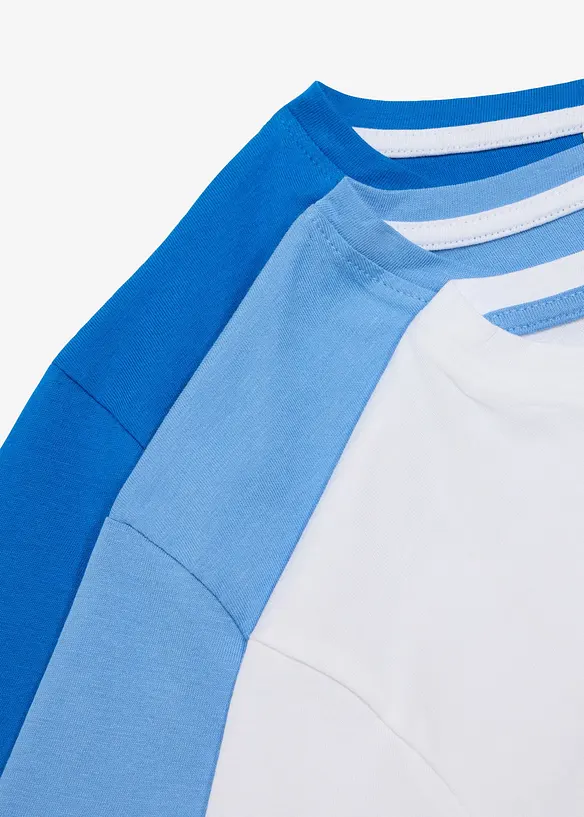 T-shirt i ekologisk bomull (3-pack), bonprix