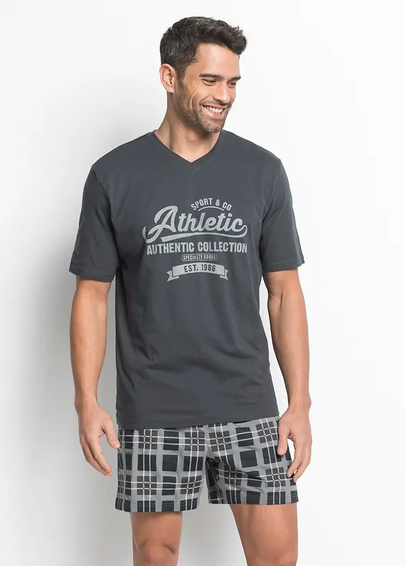 Pyjamas med shorts (2 delar), bonprix