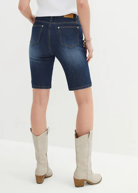 Jeans Bermudas Slim Fit Mid Waist, bonprix