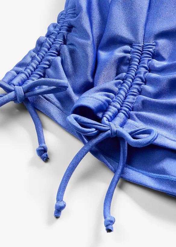 Badshorts med innerbyxa av glansigt material, bonprix