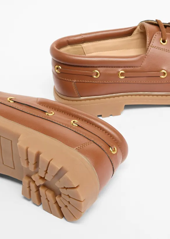 Loafers med sn&ouml;rning, bonprix