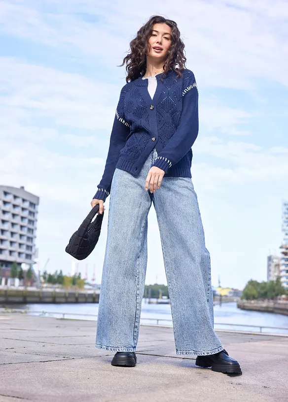 Wide Leg Jeans High Waist, bonprix