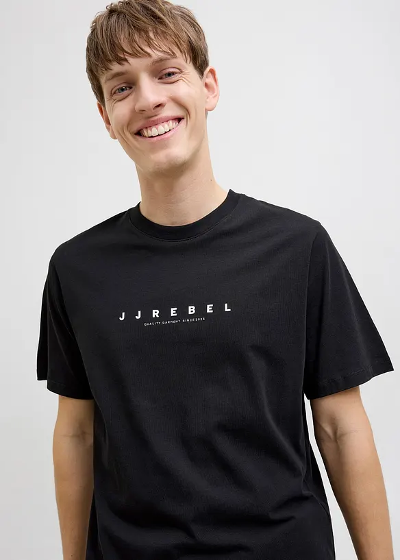 T-shirt fr&aring;n JJ REBEL, av bomull, Loose Fit, JJ REBEL