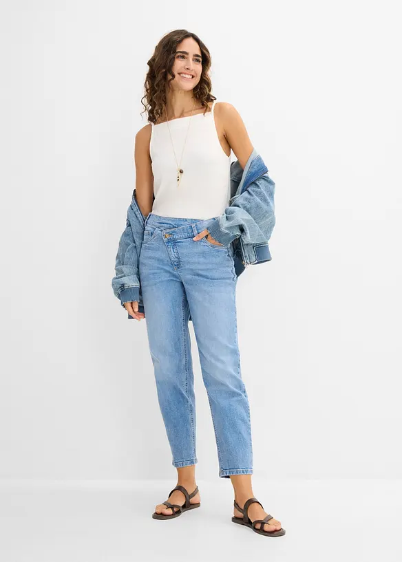 Mom-jeans High Waist, bonprix