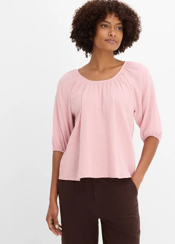 Tunika i bomullsmuslin, bonprix