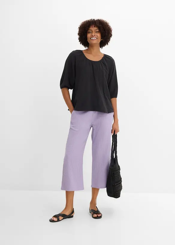 Tunika i bomullsmuslin, bonprix