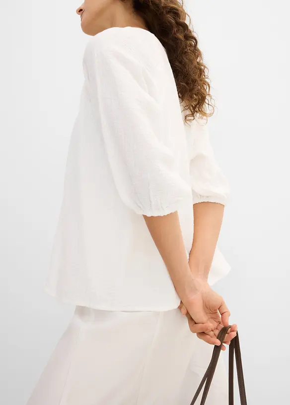 Tunika i bomullsmuslin, bonprix