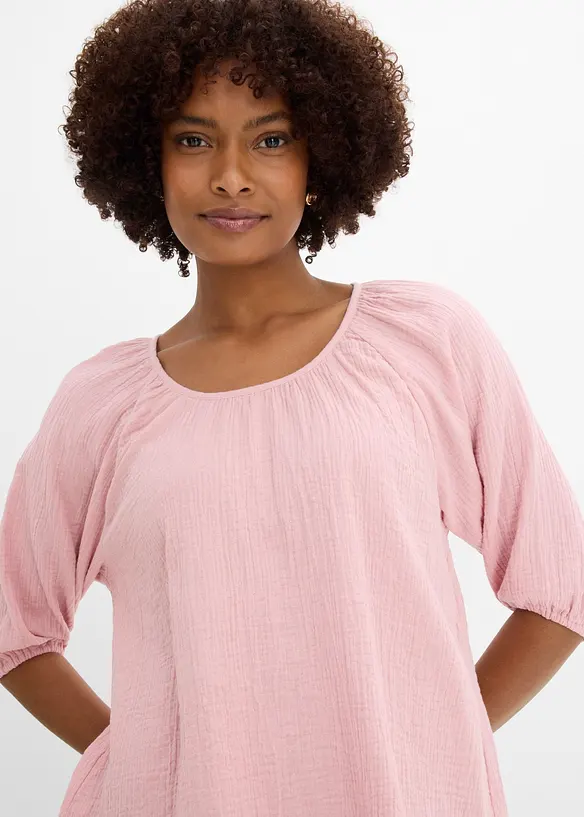 Tunika i bomullsmuslin, bonprix