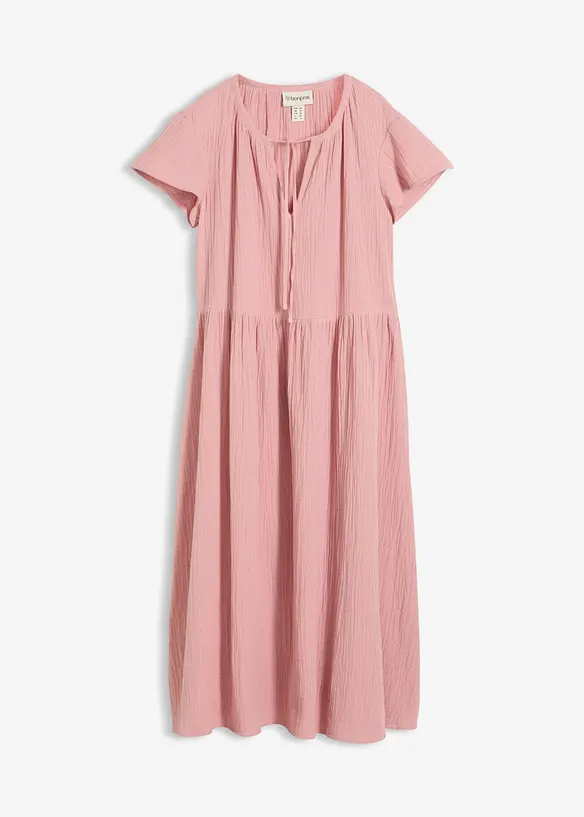 Kl&auml;nning av mjuk muslin, bonprix