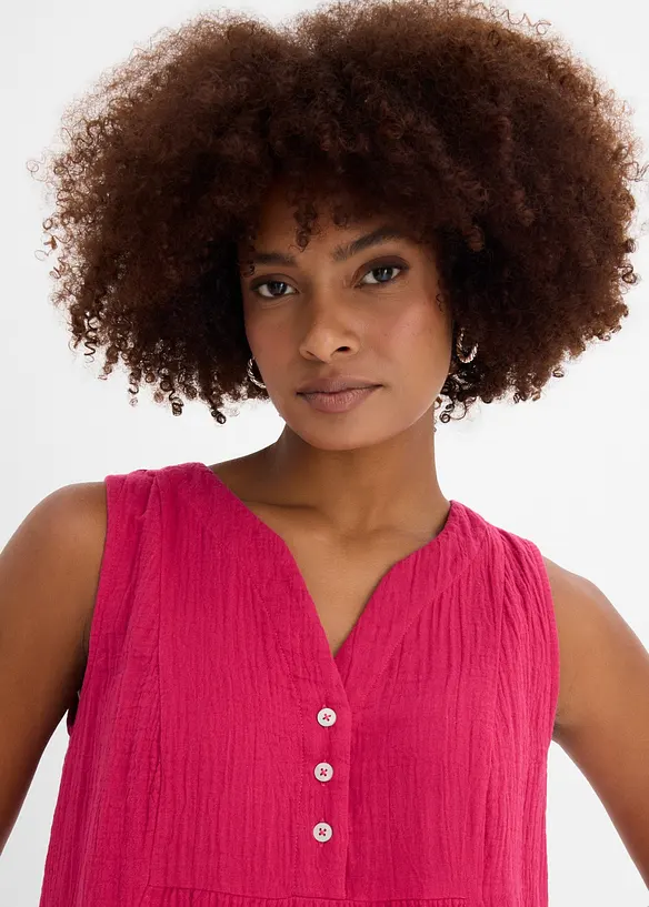 Kl&auml;nning i luftig muslin, bonprix