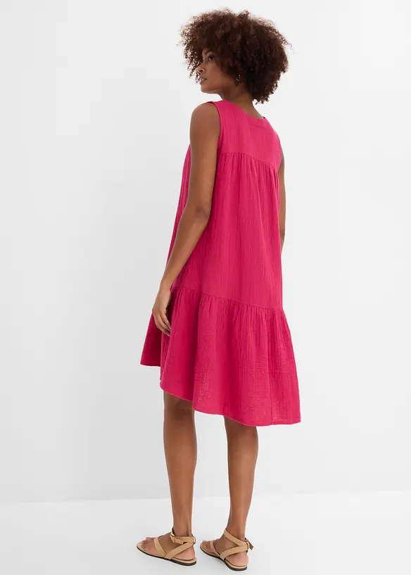 Kl&auml;nning i luftig muslin, bonprix