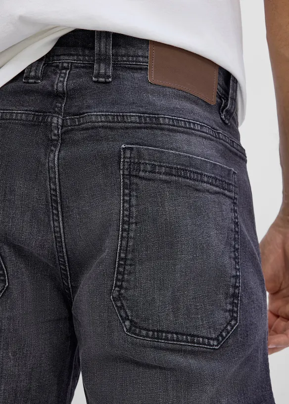 3/4-Jeans med cargofickor, Regular Fit, Straight, bonprix