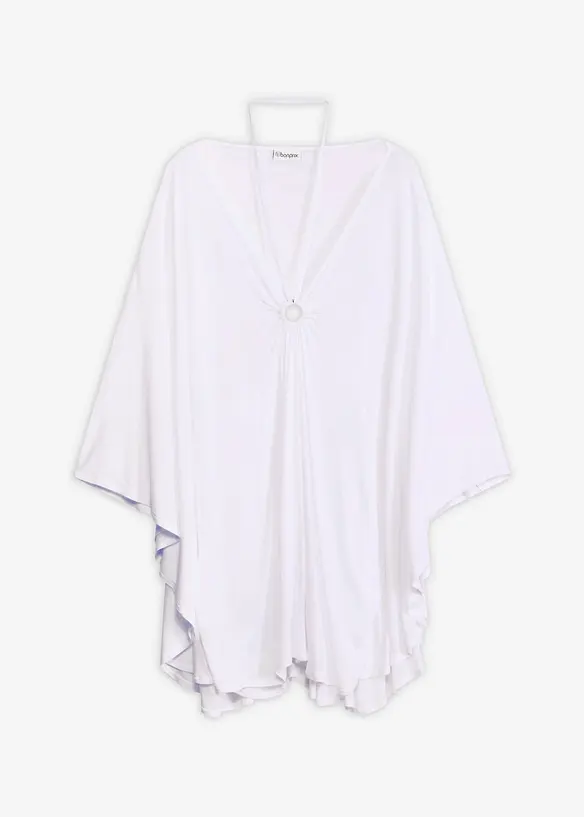Transparent strandtunika i viskos, bonprix