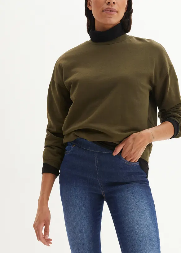 Bekv&auml;ma stretchjeggings, bonprix