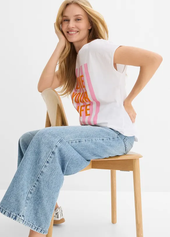 T-shirt i ekologisk bomull, bonprix