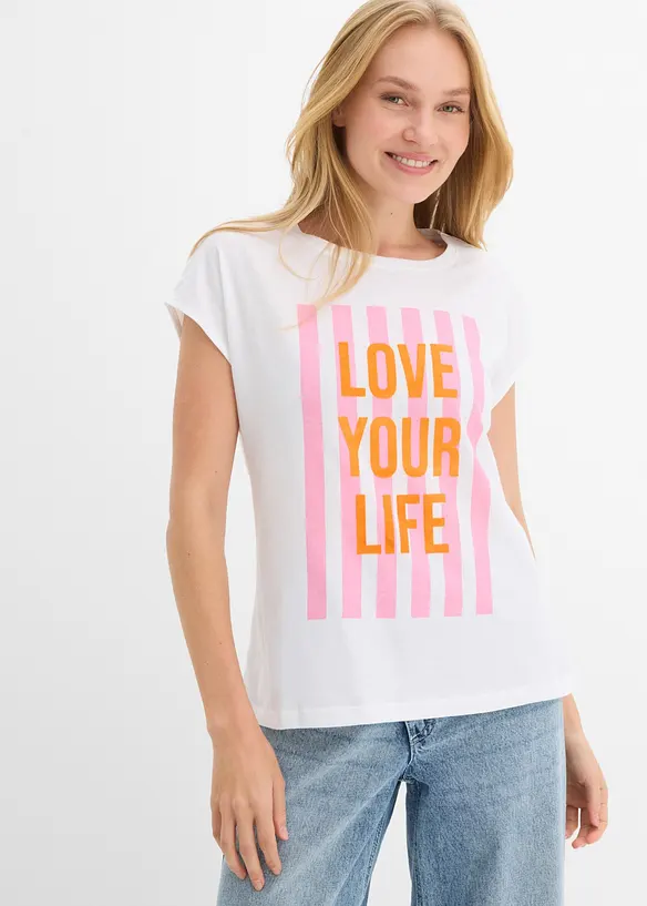T-shirt i ekologisk bomull, bonprix