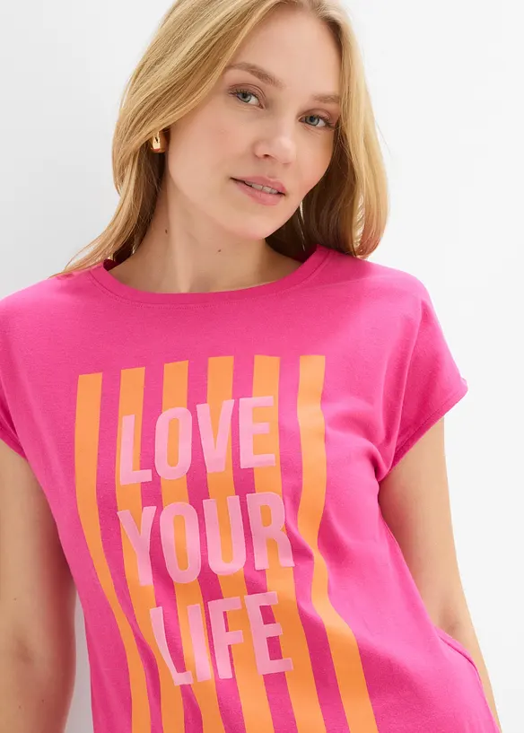 T-shirt i ekologisk bomull, bonprix