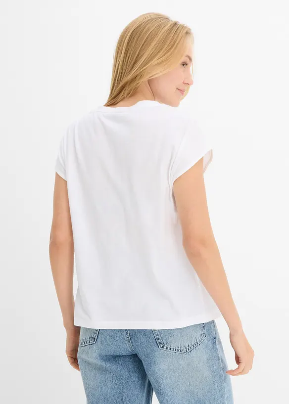 T-shirt i ekologisk bomull, bonprix