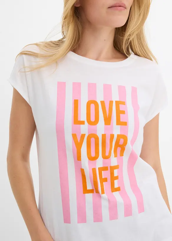 T-shirt i ekologisk bomull, bonprix