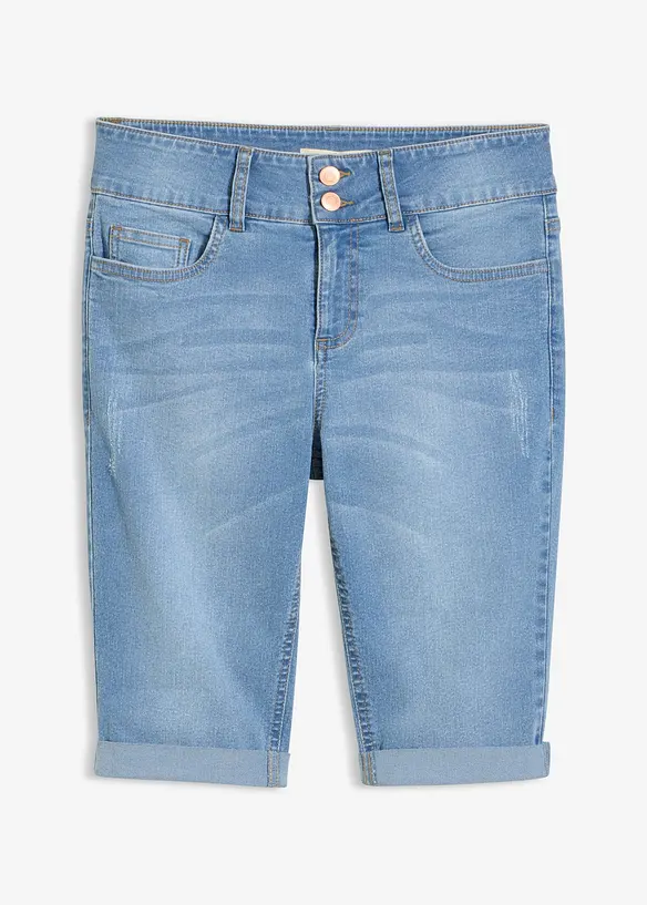 Jeansbermudas Mid Waist, bonprix