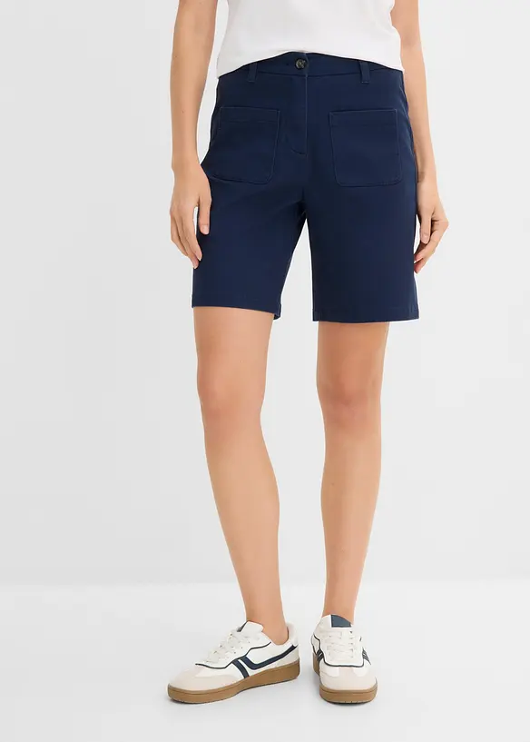 Shorts i bomull med stretch, bonprix