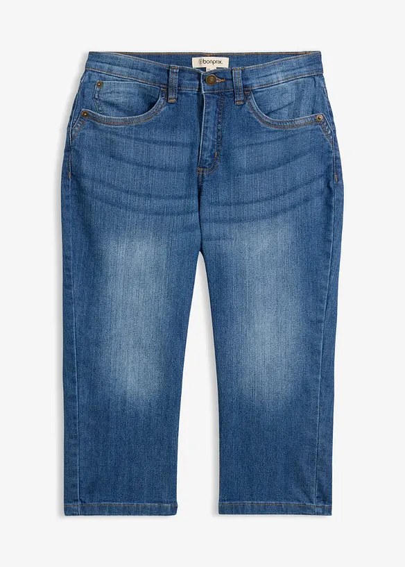 Slim Capri Jeans Mid Waist, bonprix