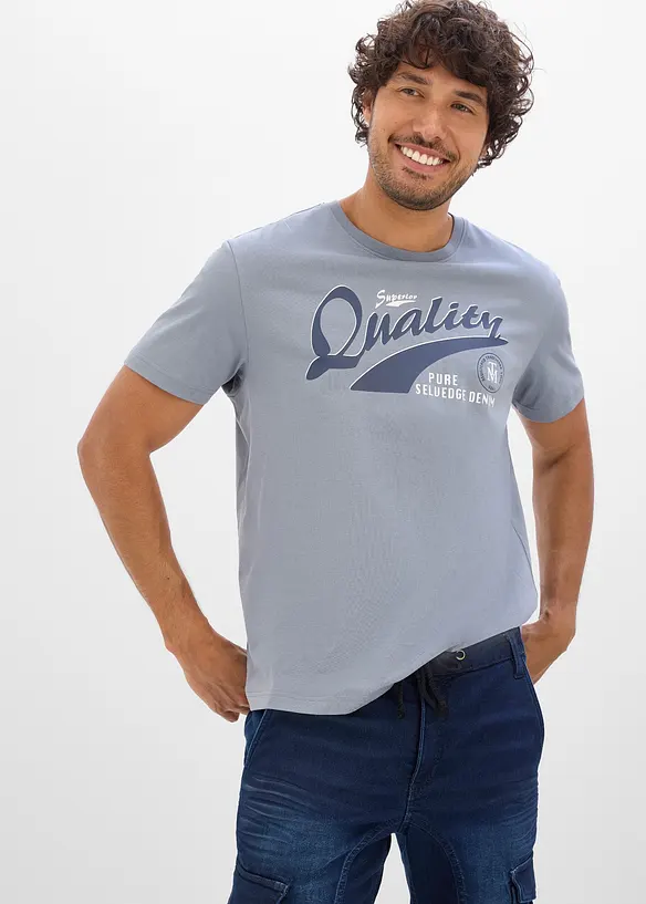 T-shirt i ekologisk bomull (2-pack), bonprix