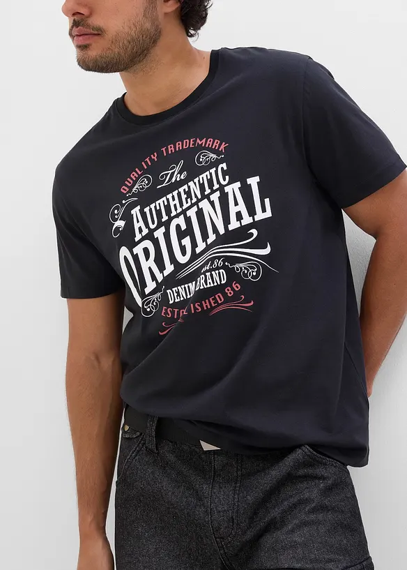 T-shirt i ekologisk bomull (2-pack), bonprix