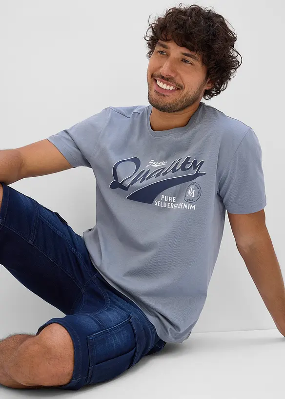 T-shirt i ekologisk bomull (2-pack), bonprix
