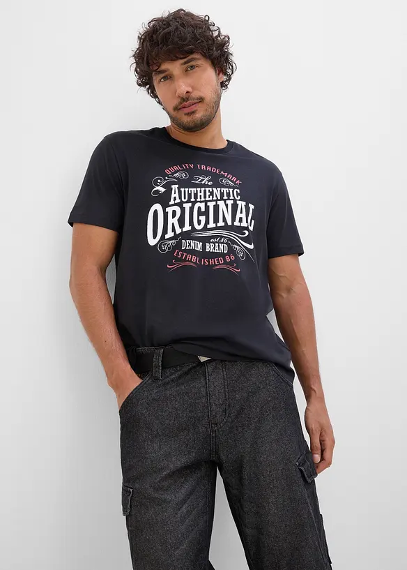 T-shirt i ekologisk bomull (2-pack), bonprix