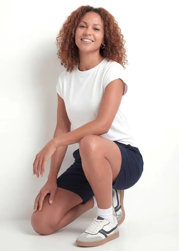 Vida jerseyshorts av viskosmix, bonprix