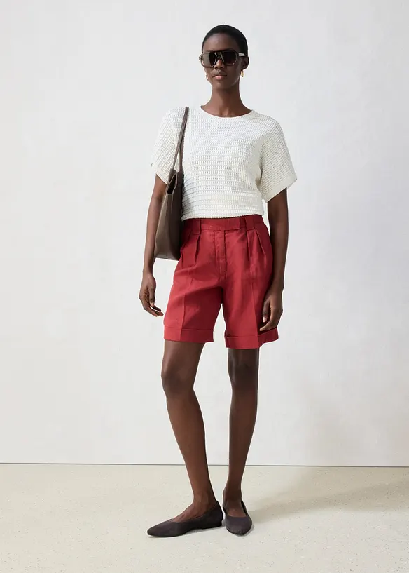 Linneshorts, bonprix