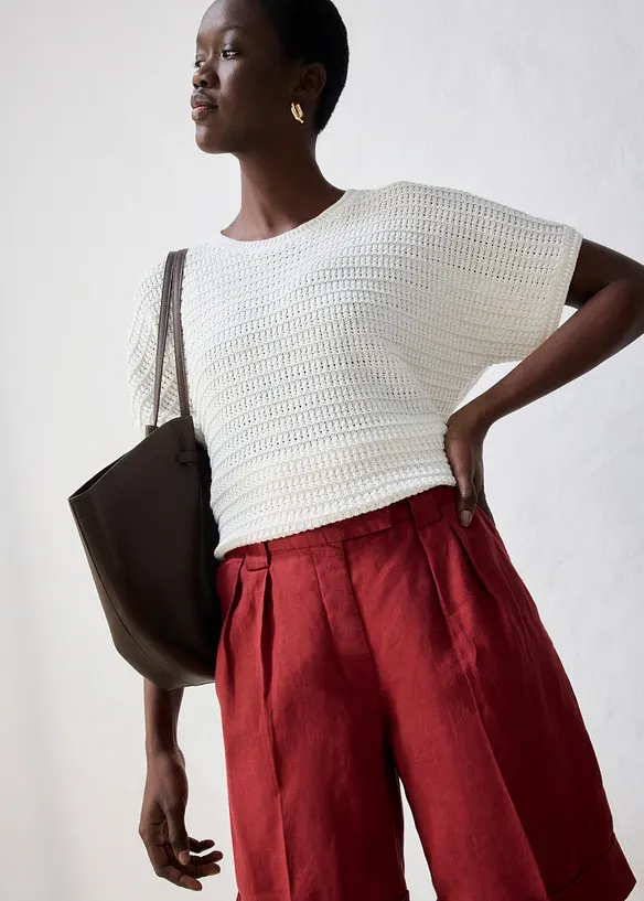 Linneshorts, bonprix