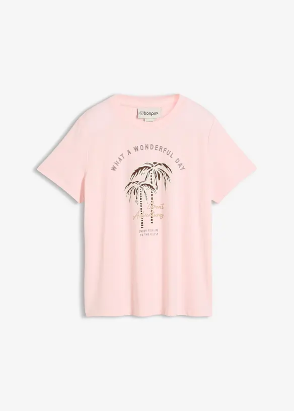 T-shirt med tryckt motiv, bonprix