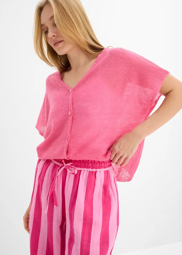 Dra p&aring;-byxa av luftig muslin, bonprix