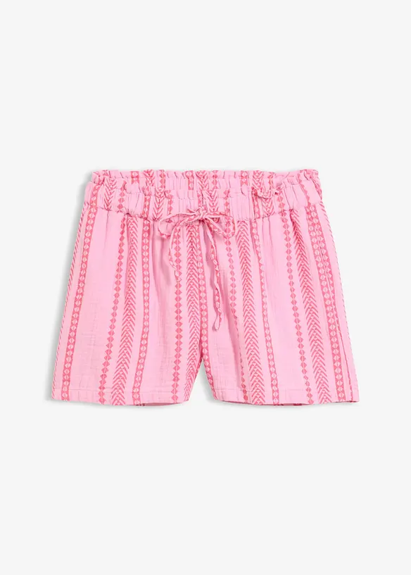Shorts av luftig muslin, bonprix