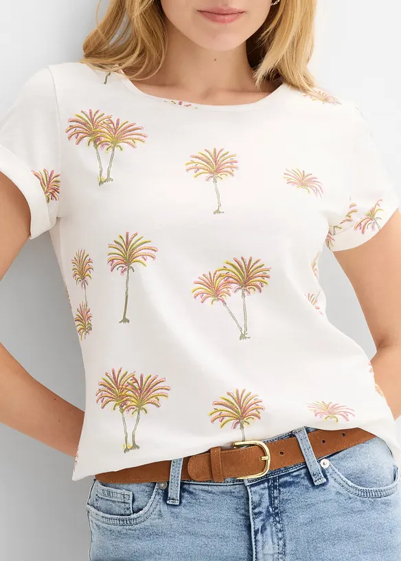 T-shirt i ekologisk bomull, bonprix