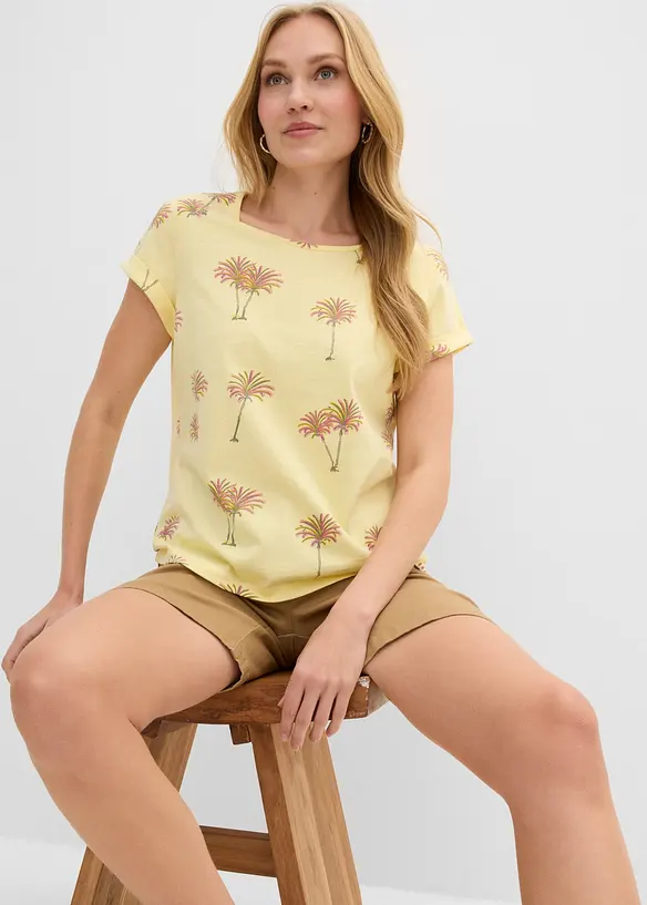 T-shirt i ekologisk bomull, bonprix