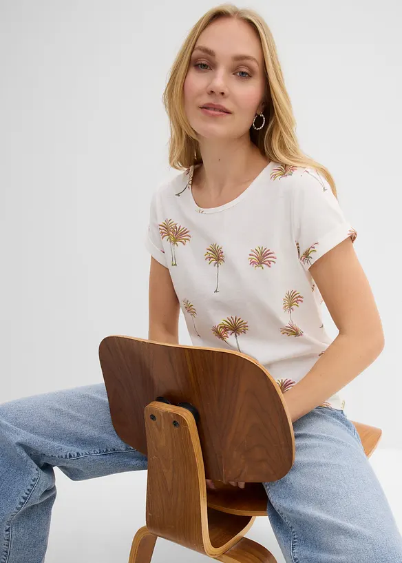 T-shirt i ekologisk bomull, bonprix
