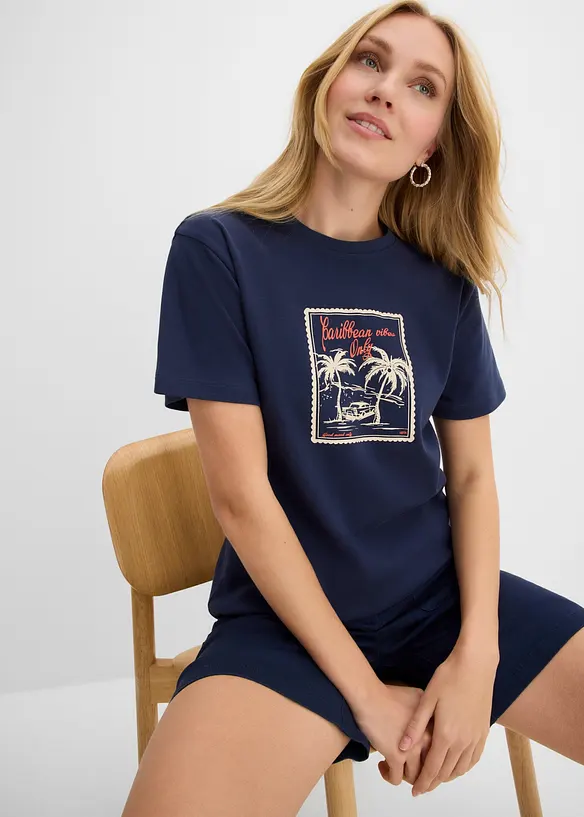 T-shirt av ekologisk bomull, bonprix