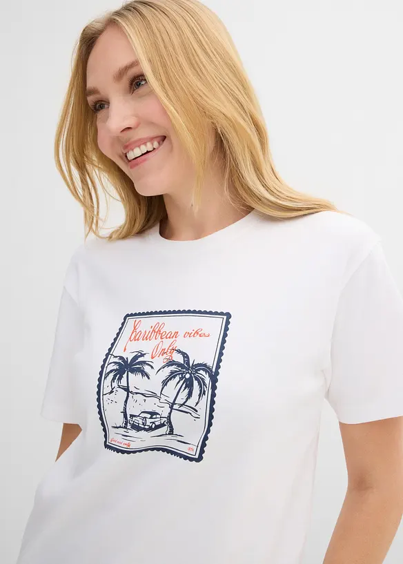 T-shirt av ekologisk bomull, bonprix