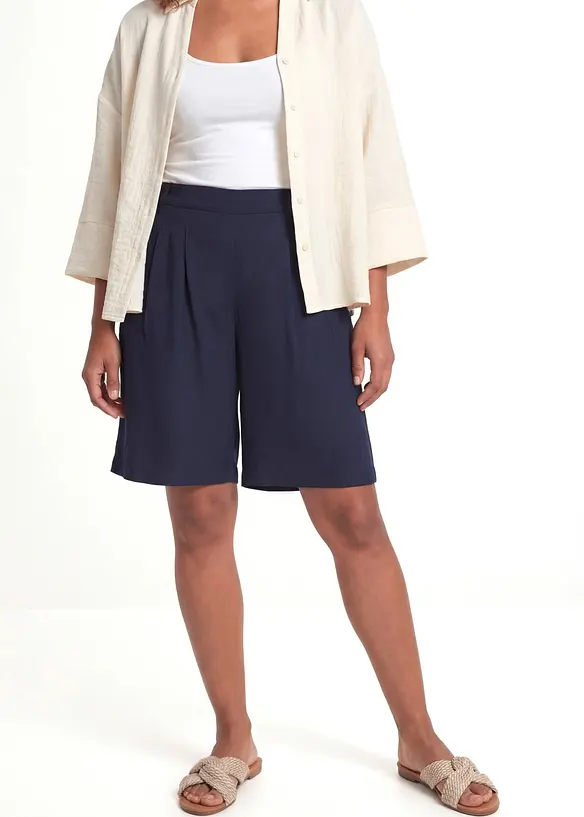 Shorts i mjuk viskos, bonprix