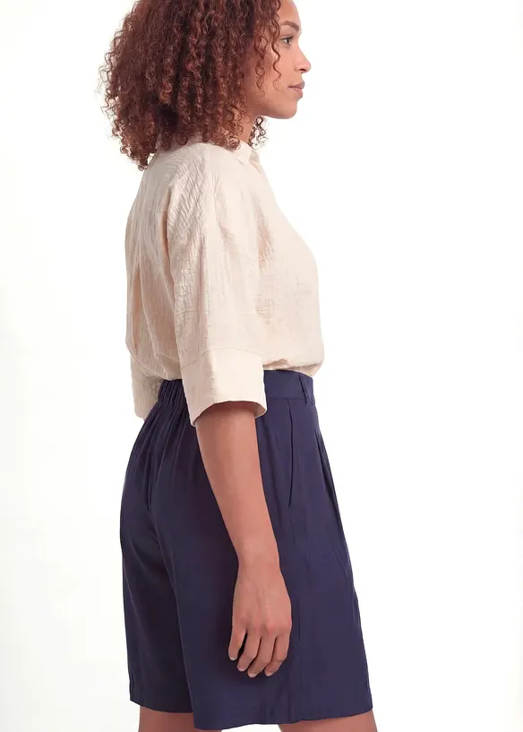 Shorts i mjuk viskos, bonprix
