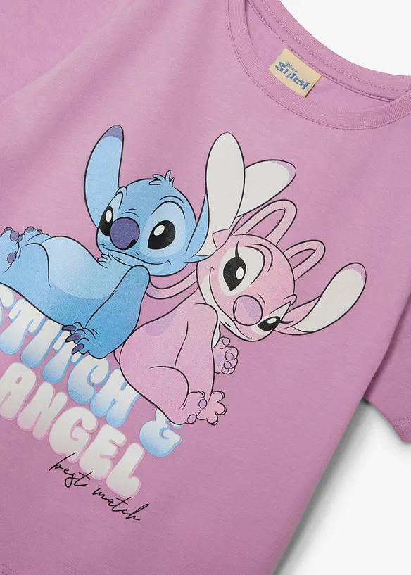 T-shirt med Disneys Stitch & Angel, Lilo & Stitch