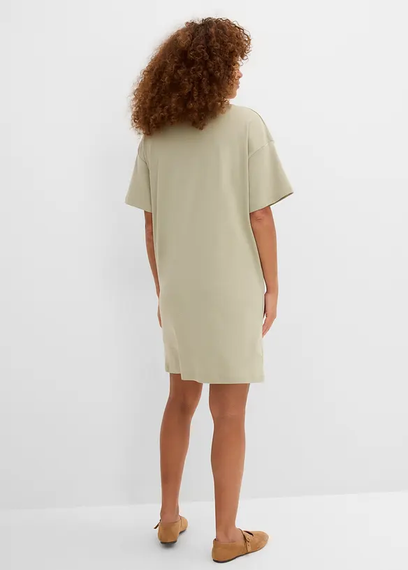 T-shirtkl&auml;nning i oversizemodell med V-ringning (2-pack), bonprix